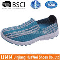 China Jinjiang Factory OEM High Quality New Model Flat Woven Comfortable Casual Shoes for Men